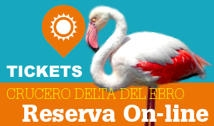 Reservas para particulares para ir en barco por el Delta del Ebro