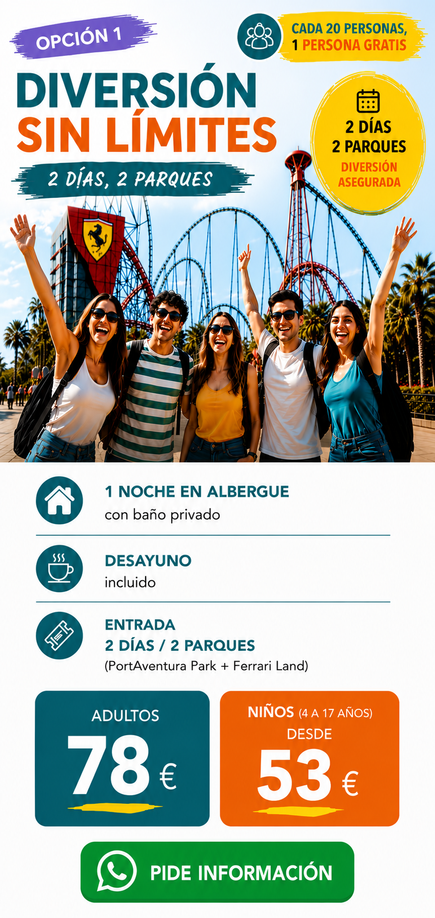 Oferta Grupos PortAventura 1