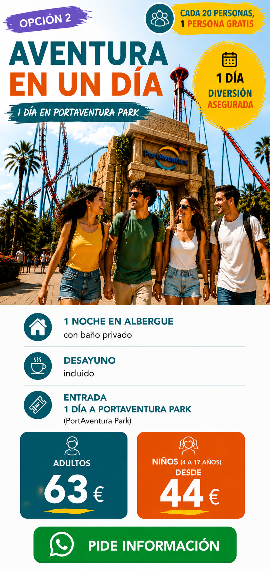 Oferta Grupos PortAventura 2
