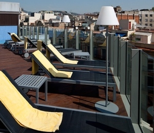 Hotel Axel Barcelona Terraza