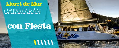 Catamarán con Fiesta en Lloret de Mar